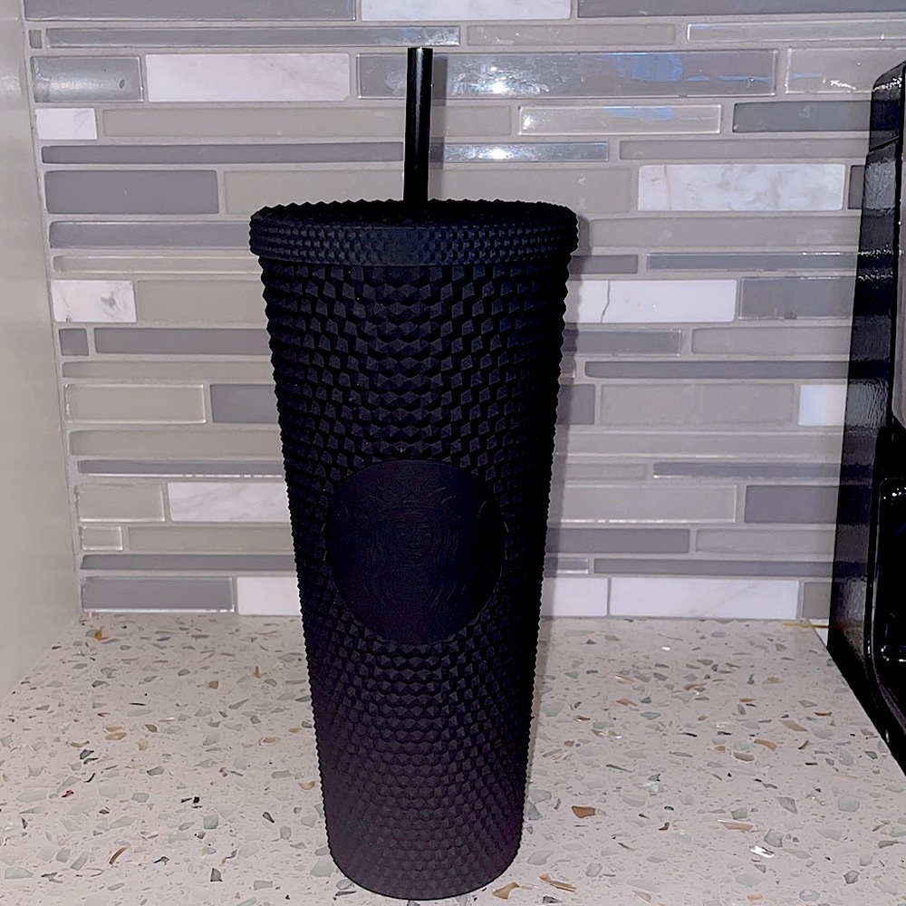 24oz Studded Black Starbucks Tumbler